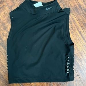 black nike athletic tank top